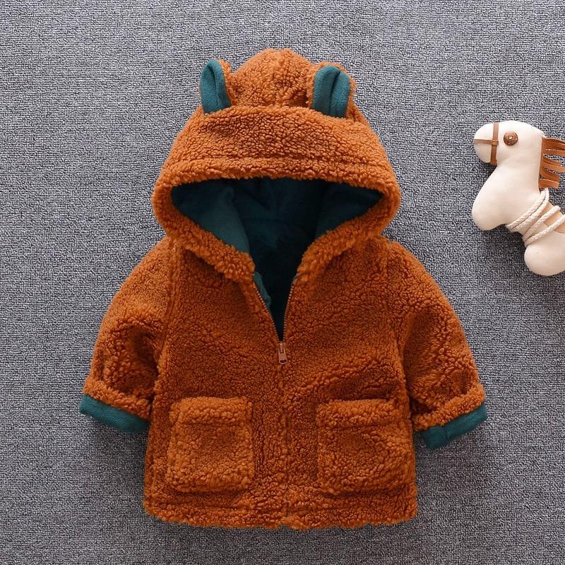 Cozy Bear Puffer Jacket – Neutral Baby Coat