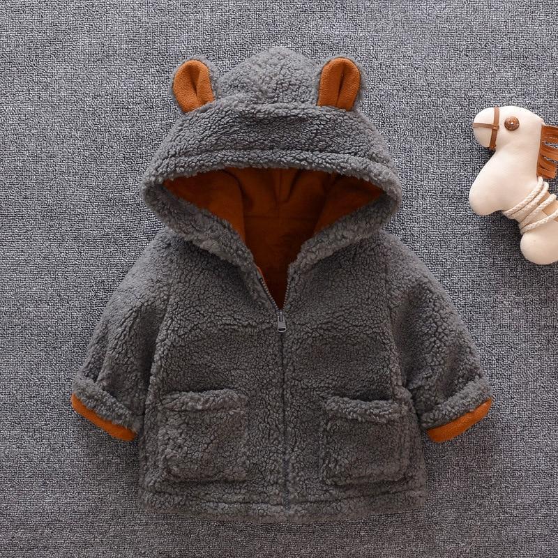 Cozy Bear Puffer Jacket – Neutral Baby Coat