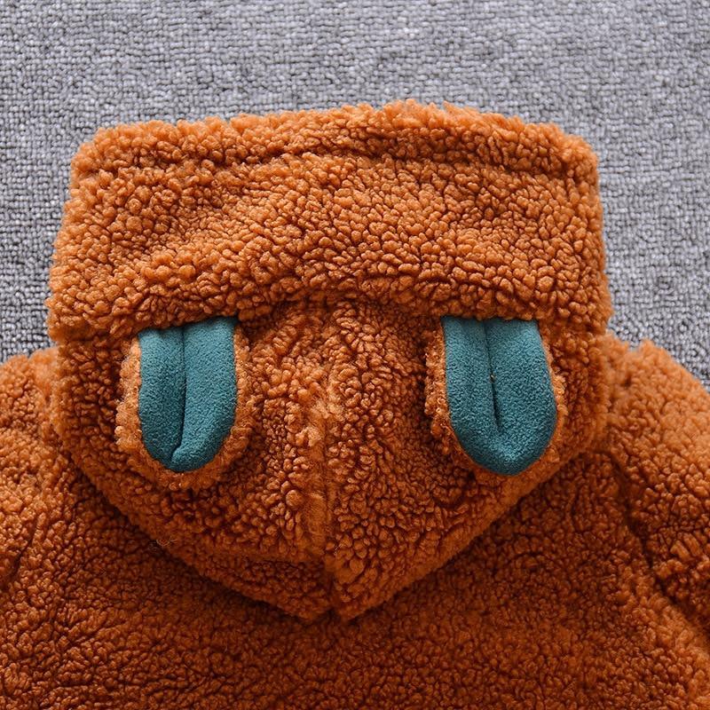 Cozy Bear Puffer Jacket – Neutral Baby Coat