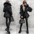 Faux Fur Collar Parka – Structured Winter Coat